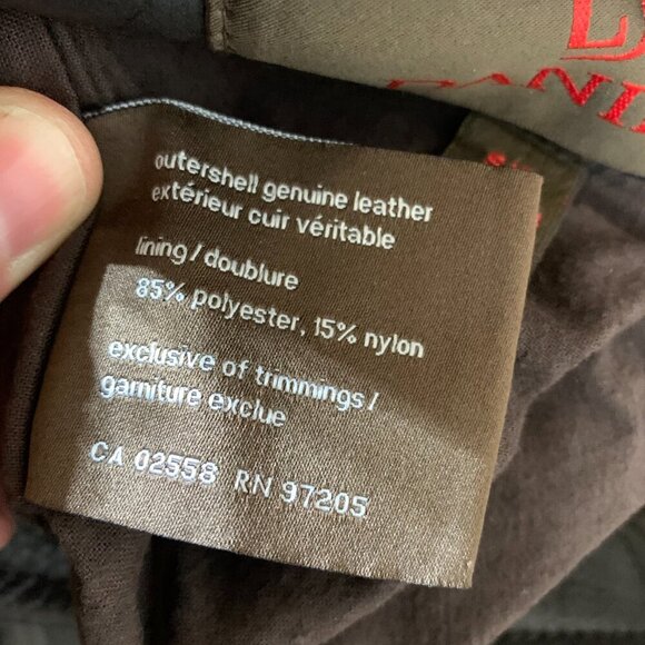 Danier Leather Chocolate Brown Leather Reversible Jacket - Picture 10 of 15